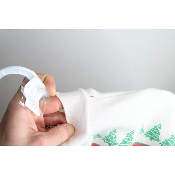 Vintage 90s Streetwear Womens 22 All Over Print Christmas Ugly Sweatshirt USA - Picture 10 of 10